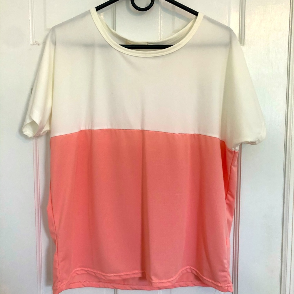 ROMWE Color Block Tee